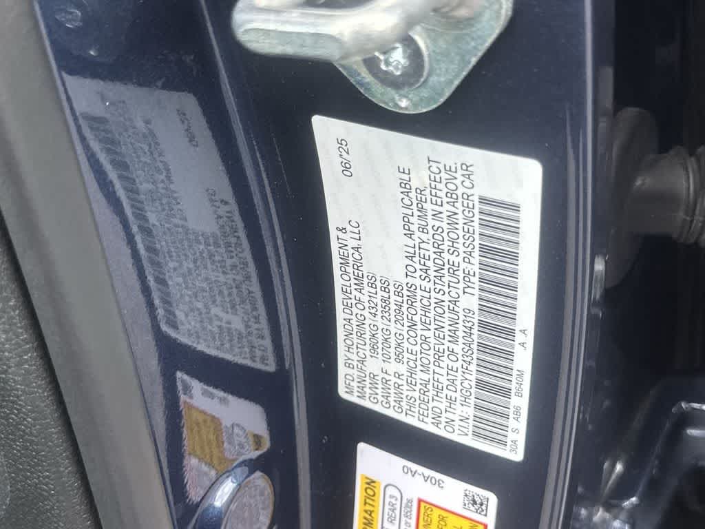 2025 Honda Accord SE