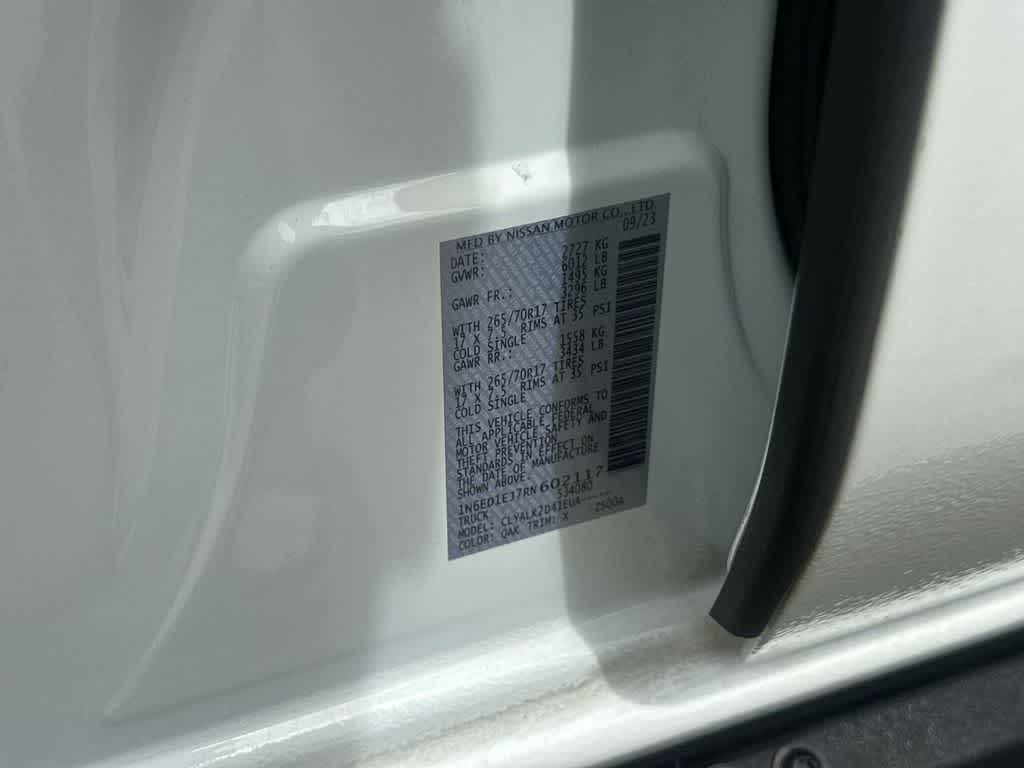 2024 Nissan Frontier PRO-X