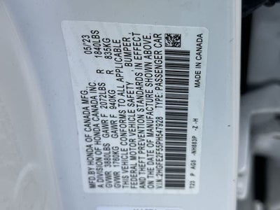 2023 Honda Civic Sport