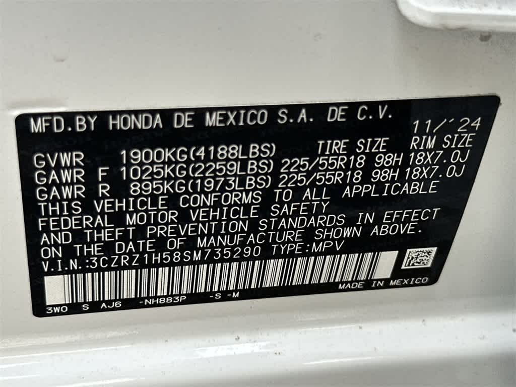 2025 Honda HR-V Sport