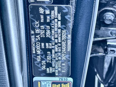 2024 Kia Forte LXS