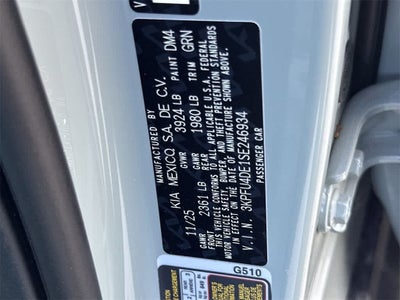 2025 Kia K4 EX
