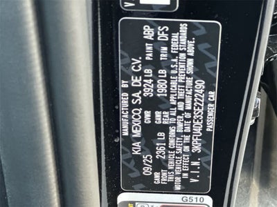 2025 Kia K4 EX