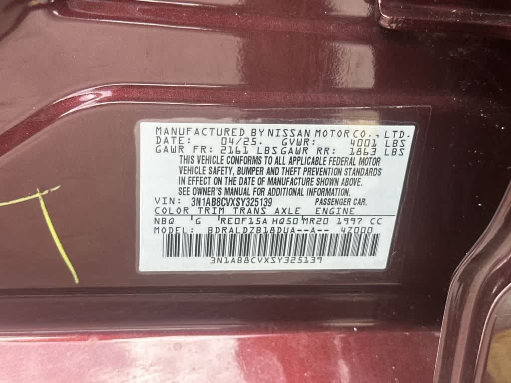 2025 Nissan Sentra SV