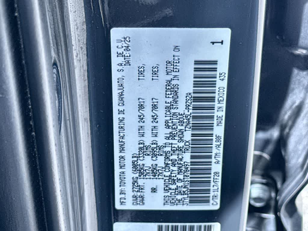 2025 Toyota Tacoma SR5