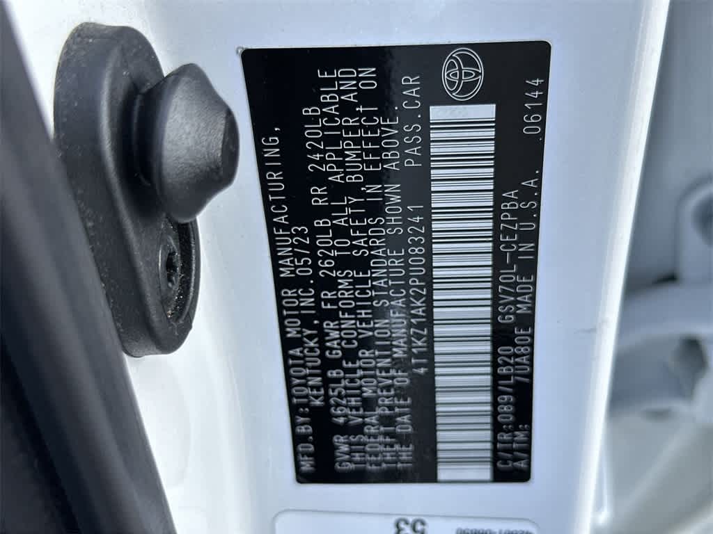 2023 Toyota Camry XSE V6