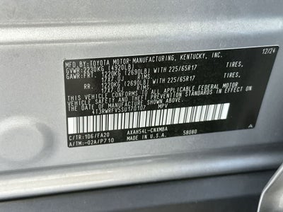 2025 Toyota RAV4 Hybrid XLE