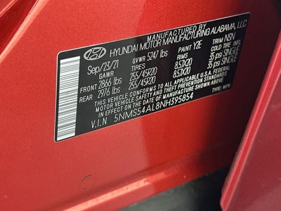 2022 Hyundai Santa Fe Calligraphy