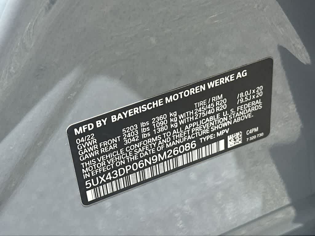 2022 BMW X3 sDrive30i sDrive30i
