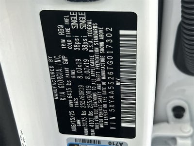 2026 Kia EV9 Light Short Range