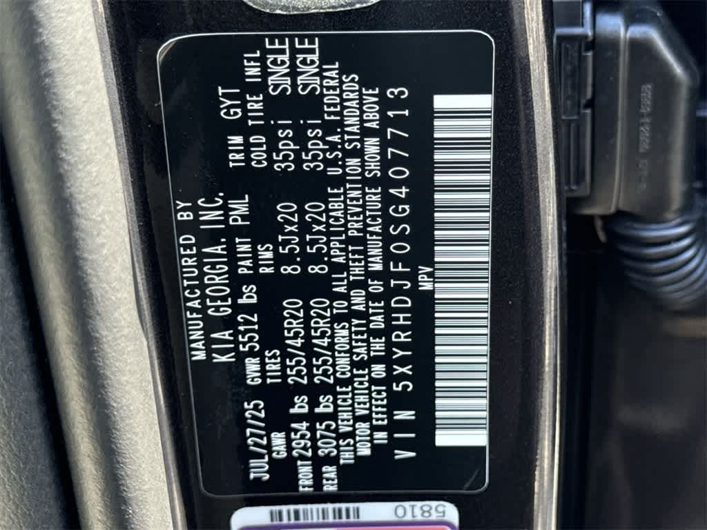 2025 Kia Sorento X-Line EX