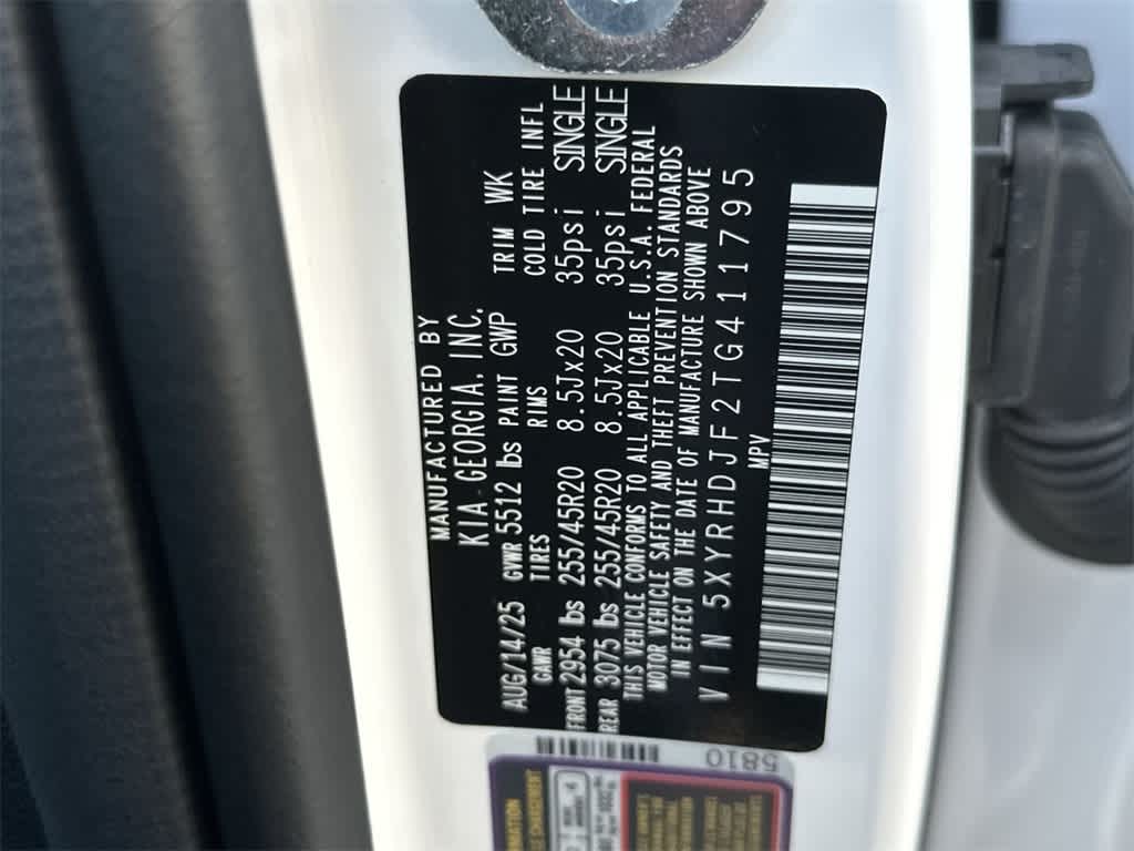 2026 Kia Sorento X-Line EX