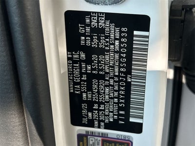 2025 Kia Sorento X-Line SX