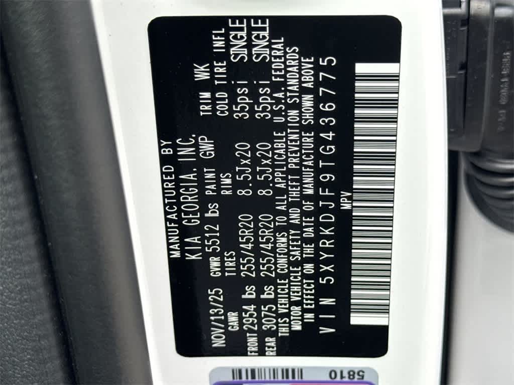 2026 Kia Sorento X-Line SX