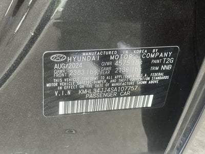 2025 Hyundai Sonata Hybrid SEL