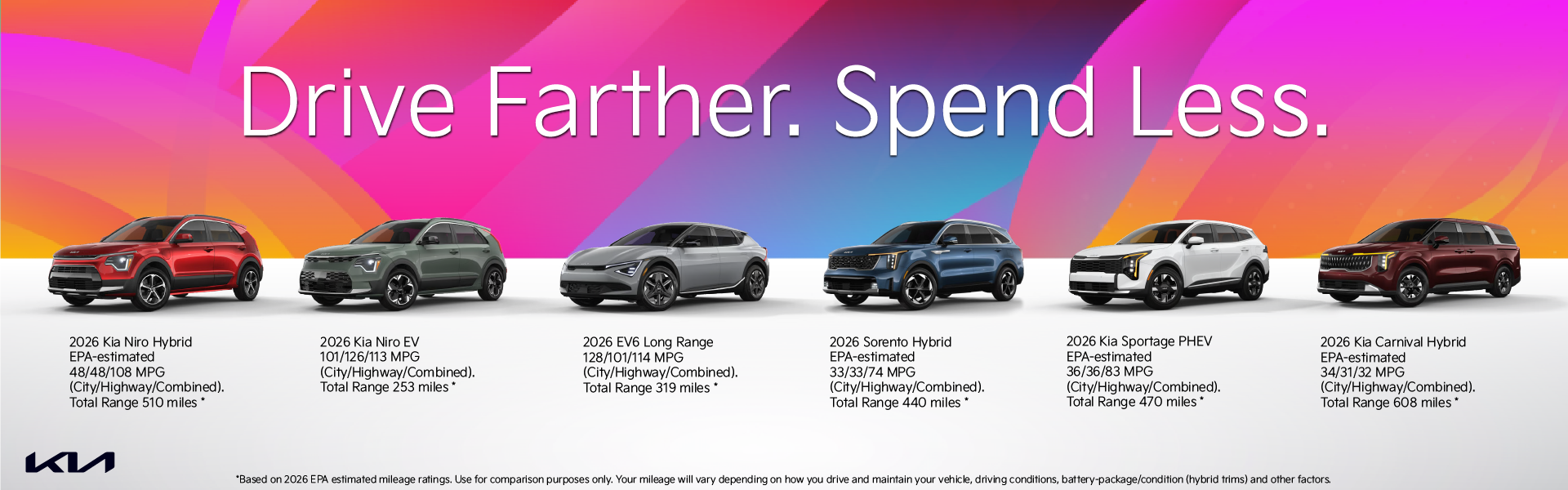 Drive Farther. Spend Less.
