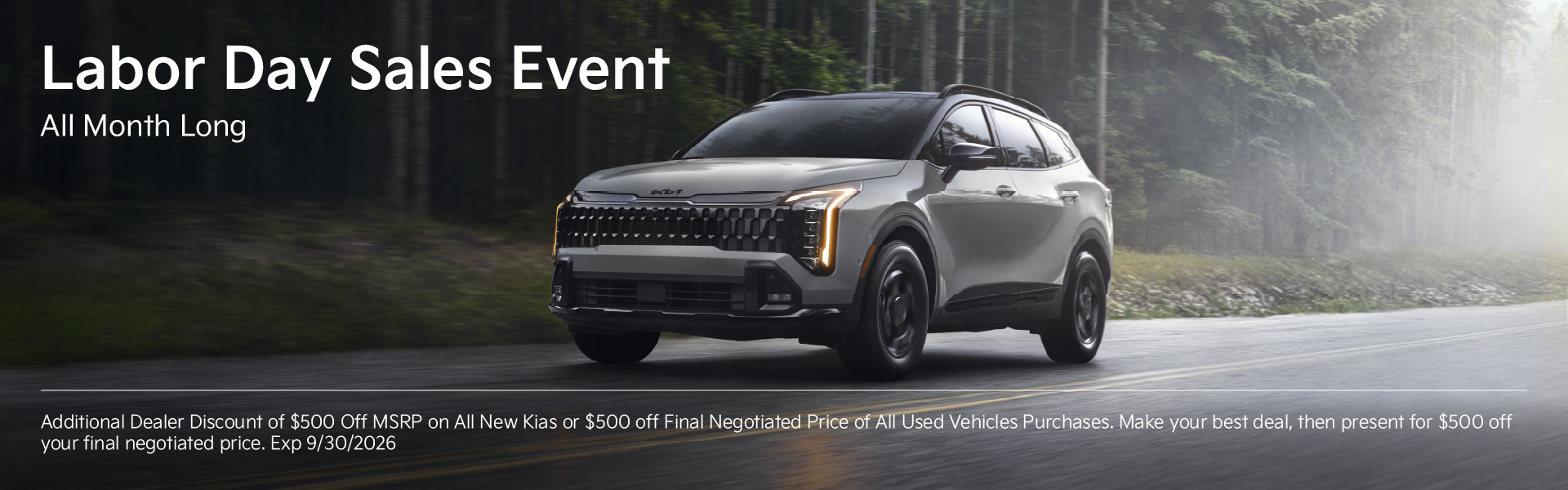 Labor Day Sales Event