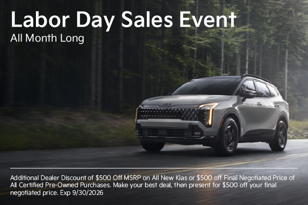 Labor Day Sales Event
