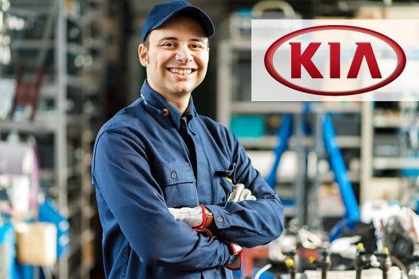 Kia Mechanic Smiling
